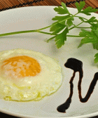 receta huevo frito al microondas