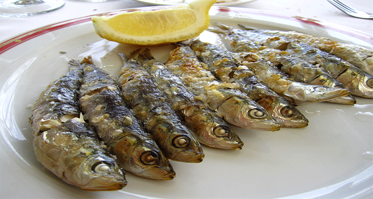 receta sardinas al microondas